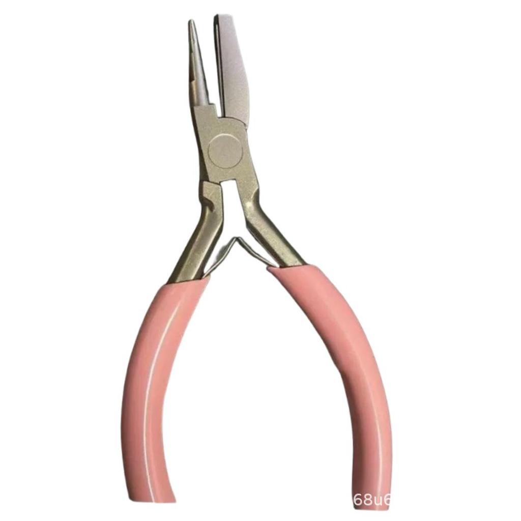 Precision Needle-Nose Pliers for Jewelry Making - 4.5" Tool for Bending Gold, Silver, Copper, Iron Wire with 9 Needle Tips