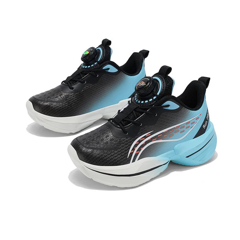 Children's Running Shoes 2025 Spring and Autumn New Leather Surface Boys Soft Sole Lightweight School Versatile Sports Shoes