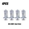 4PCS M4 M5 M6 M8 Petal Rivet Lock Nuts with Screw Fixed License Plate for Car Vehicle Screw Iron Skin Metal Screw Jack Nuts