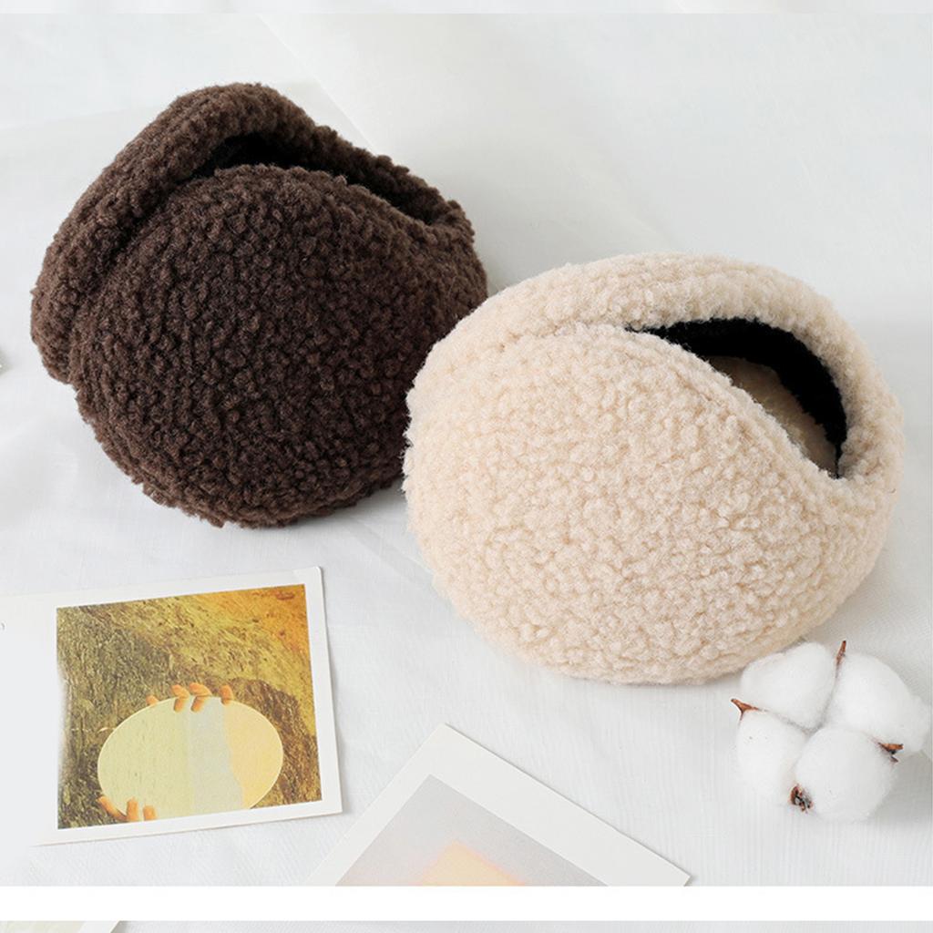 Plush Ear Warmer for Students Adult Windproof Winter Earmuff Eye-Catching Multiple Color Can Choose Skiing Keep Ear Warm