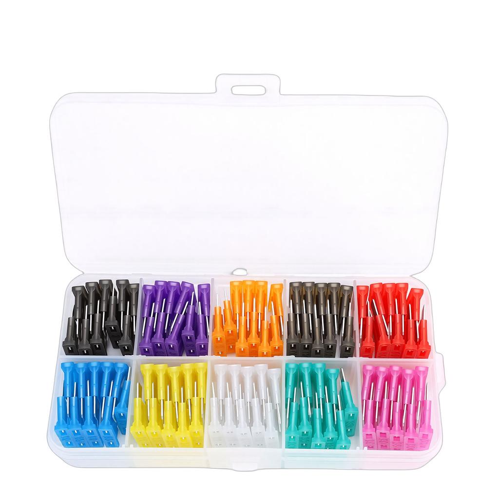 100pcs Car Fuses Assortment Set Blade Fuses 2A 3A 5A 7.5A 10A 15A 20A 25A 30A 35A Automotive Fuses 100pcs Fuses