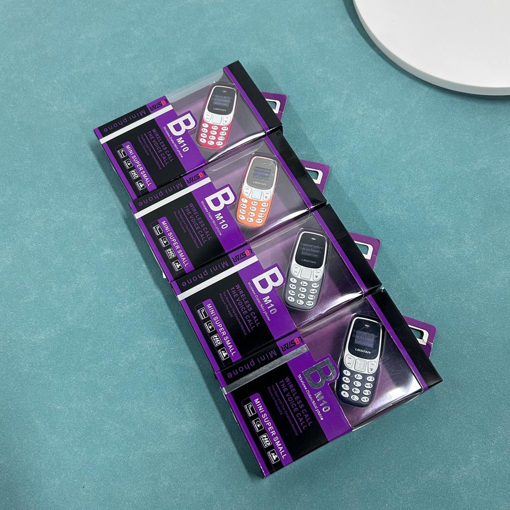 BM10 Super Mini Phone Wireless Dialer 0.66inch Screen Dual SIM Card 350mAh Battery SMS Small Cheap Mobile Phone