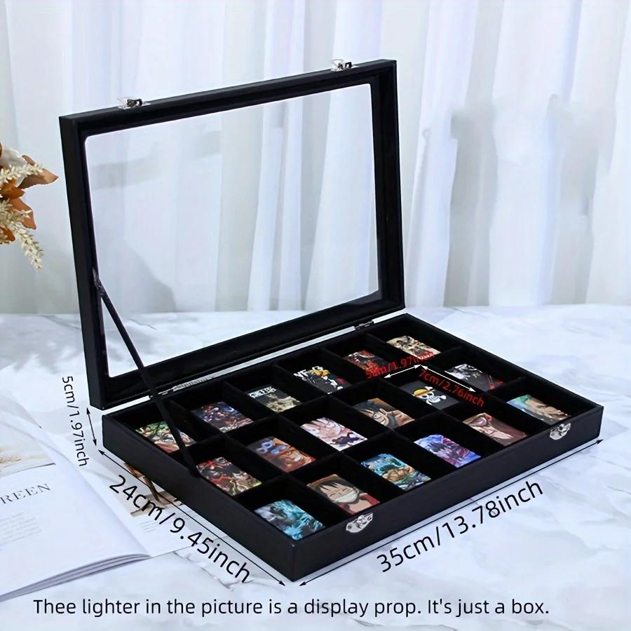 

Lighter storage box windproof lighter display shelf collection box exhibition shows transparent tape cover dust