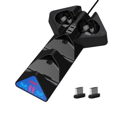 PG-P4011 PS4/Move Controller Charge Station 4 In 1 Point-Contact Fast Charge Base Replacement for PS4/PS4 Slim/PS4 PRO/PS4-Move