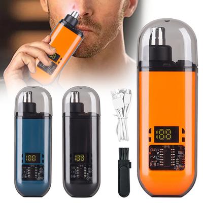 Aparador de Pelos do Nariz Elétrico 2 em 1 Clipper Recarregável Multi-cinético Barbeador Unissex Lavável Automaticamente Eletrodomésticos de Cuidados Pessoais