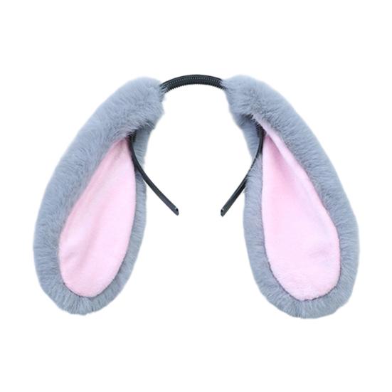Hair Hoop Adjustable Comfortable Fit Elastic Festive Easter Headband with Playful Animal Ears