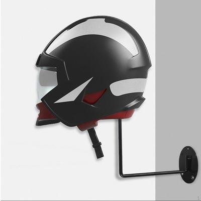 Helmet Hanger Ball Holder Organizer Bracket Wall Mount Storage Metal Hat Rack Stand for Football