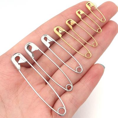 10pcs/lot 304Stainless Steel Safety Pins 20-56mm Needles Safety Pin Small Brooch For DIY Fixing Garment Brooches Jewelry Making