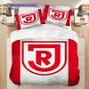 Set Copripiumino Trapuntato con Fantasia Jahn Regensburg Federa Decorazione per la Casa Regalo di Compleanno (1 * copripiumino + 2 * federa, senza nucleo)