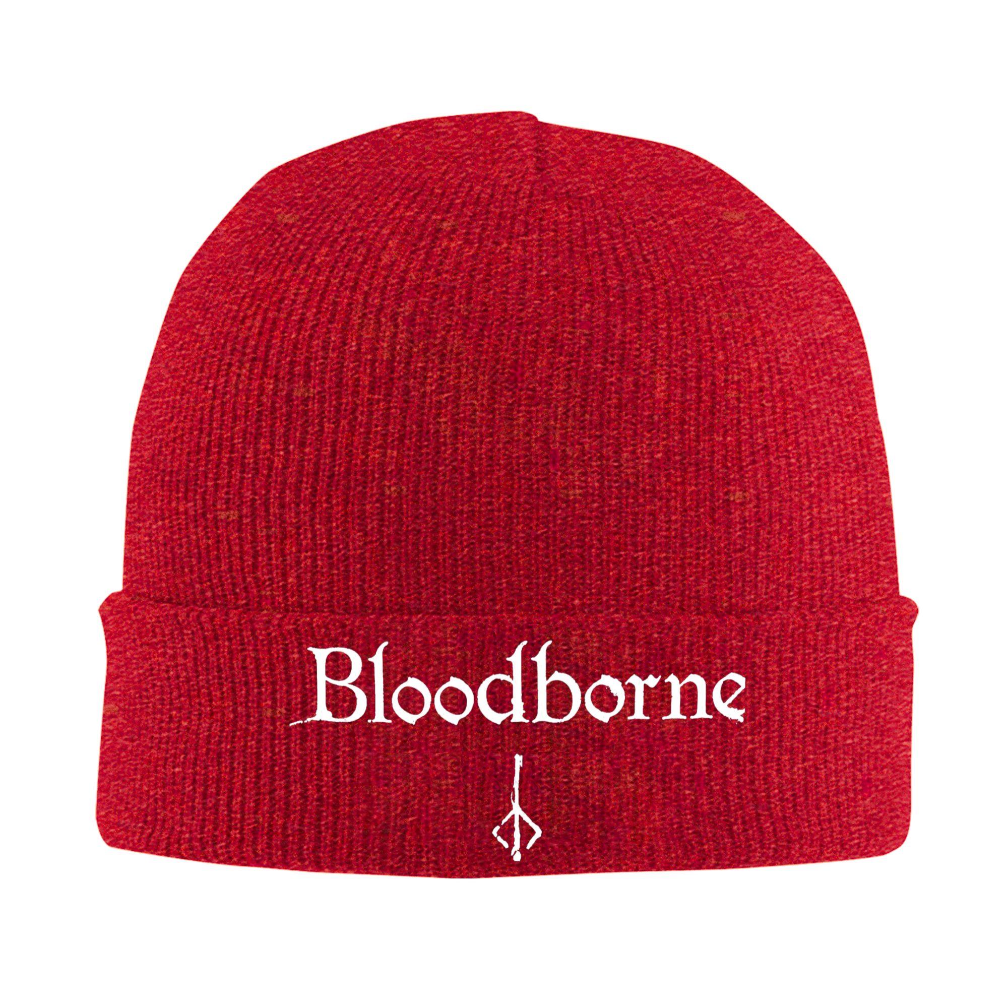 Female Male Bloodborne Hunter Logo Beanie Hats  Cool Knitted Hat Autumn Hippie Caps Custom Warm Bonnet Hats One Size
