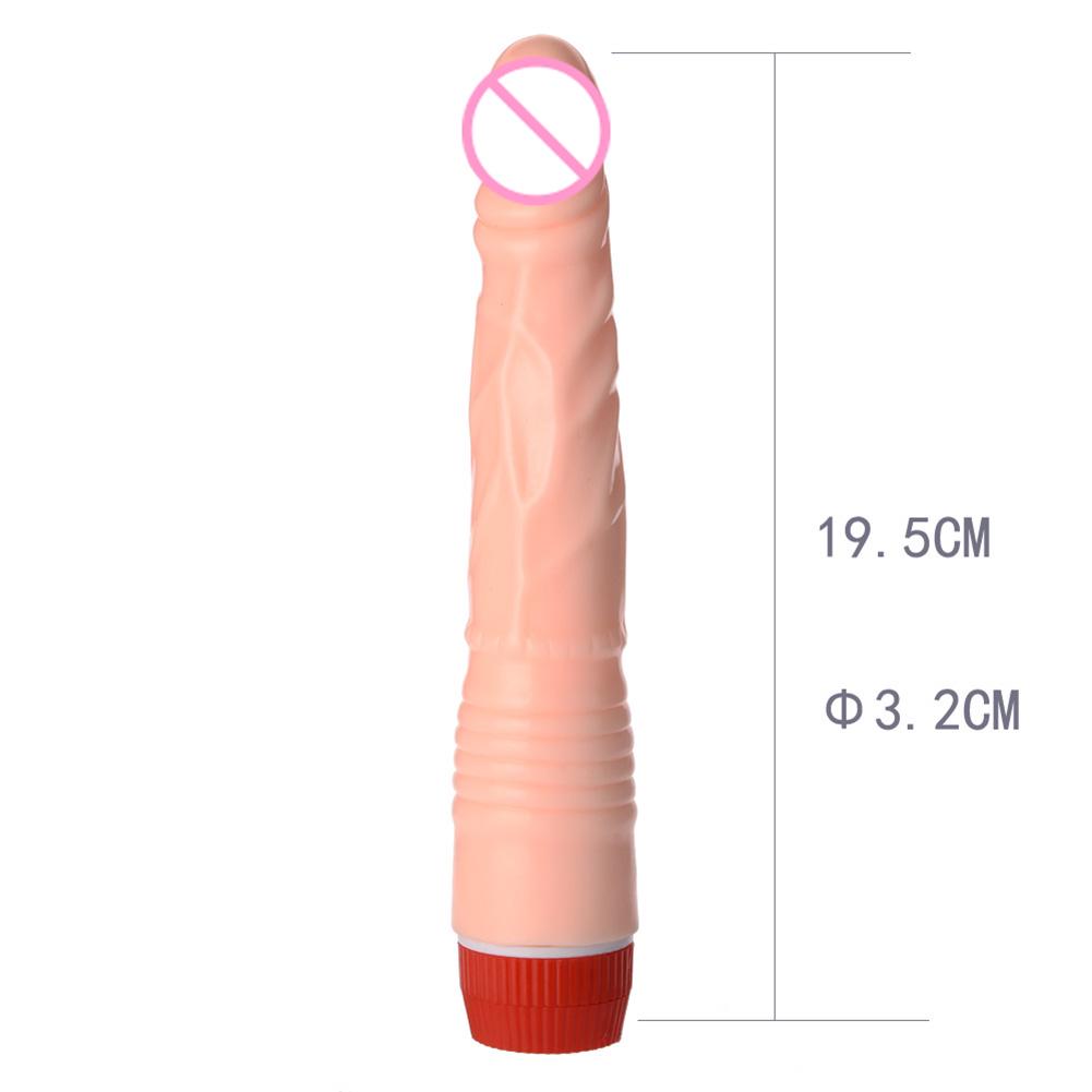 Women Adult Sex Toy Realistic Dildo Flexible Penis Textured Shaft Product