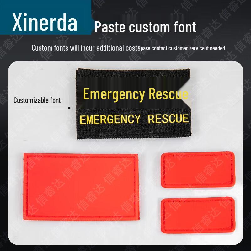 Xinruida Red Emergency Rescue Helmet
