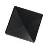 4x4 Post Cap Black Plastic Pyramid Cap Home Improvement Outdoor Use 102.5*102.5 Mm Easy Installation Heavy Duty Construction