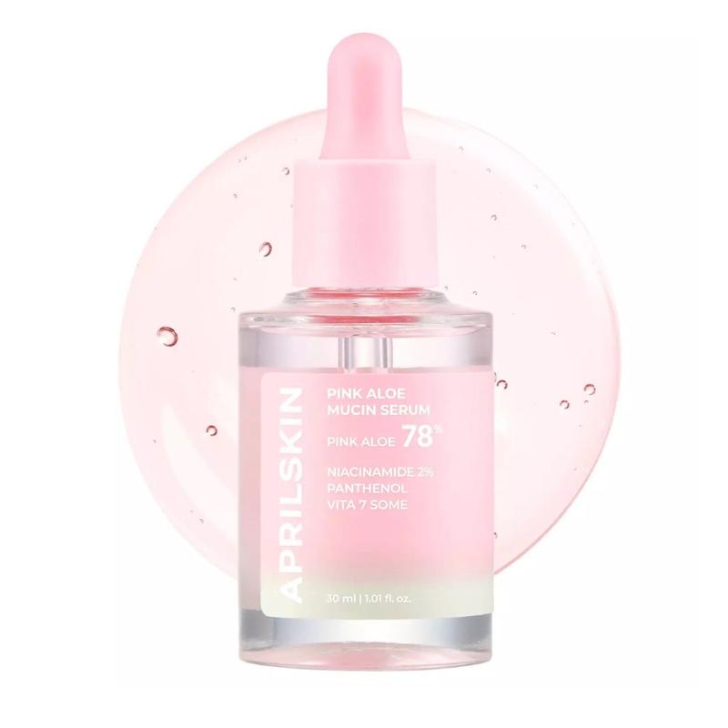 

Aprilskin Pink Aloe Mucin Serum 30Ml Hydrating 78% Jeju Aloe Mucin