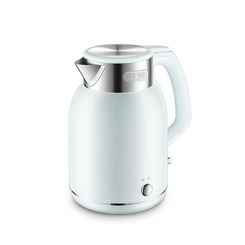 SUPOR 2L 316L Stainless Steel Electric Kettle CN plug (adapter included)