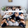 K-pop Group Duvet Cover Pillowcase 3D Printed S-Stray-K-Kids Bedding Set Single/Twin/Full/Queen Size for Fans Bedroom Decor