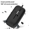 Silicone Case Earphone Case Cover with Carabiner Case Protector Wireless Earbuds Charging Box Protective Shell for Sony WF-C510