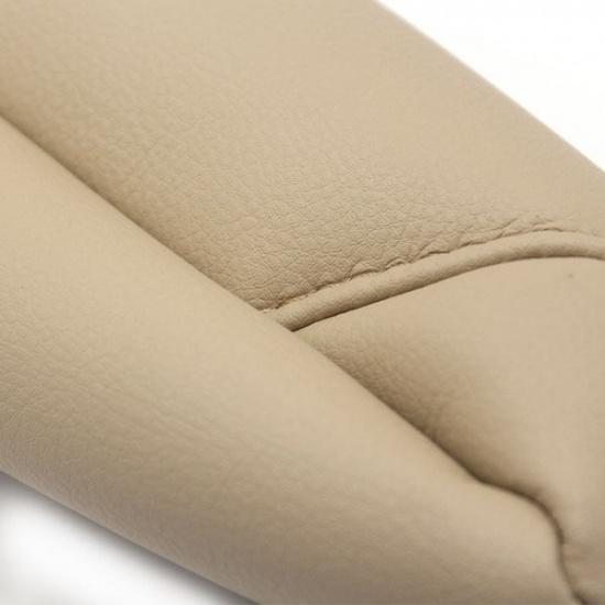 Left/Right Side Seat Armrest Handle Beige Leather Cover For Honda CRV CR-V 07-09