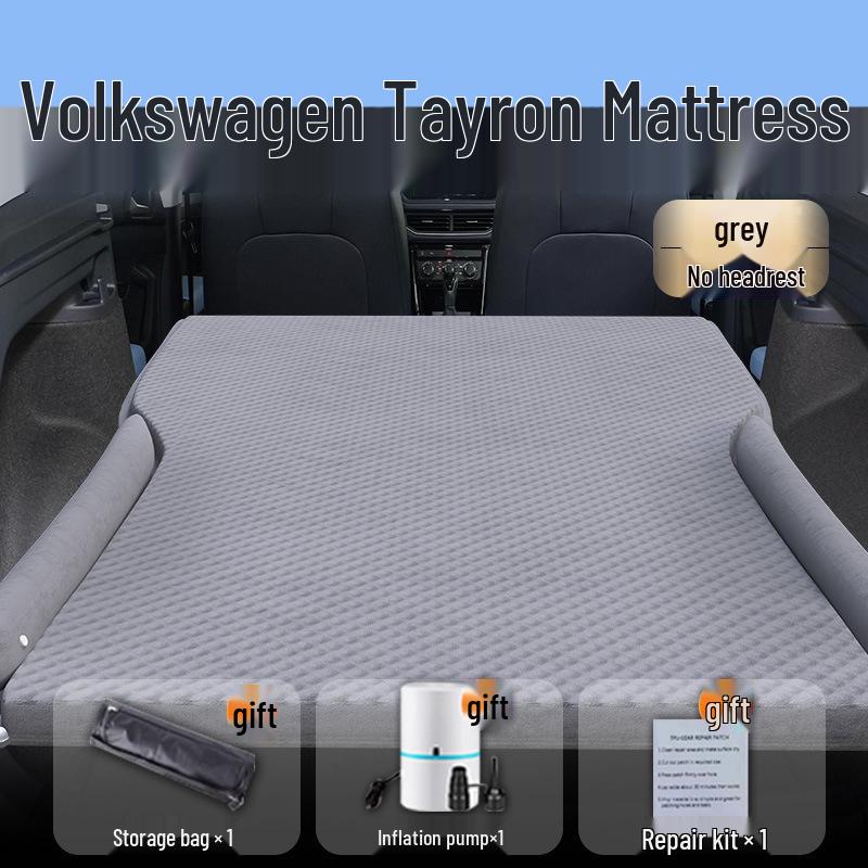 Volkswagen Tharu Car Bed Air Mattress: Fits 25 Models - Rear Seat Inflatable Sleeping Pad.