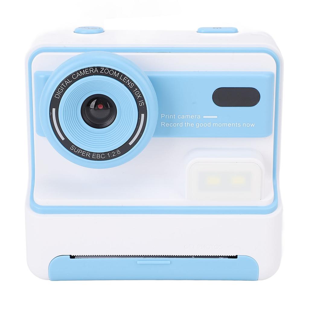 48MP   Fotocamera di Stampa con 3 Rotoli di Carta Termica Fotocamera Doppia Anteriore Posteriore Schermo HD Stampa Termica Foto in Bianco e Nero per Bambine Bambini