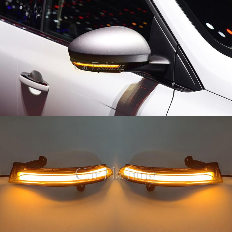 1 Pair Dynamic Blinker LED Turn Signal Light Side Mirror Indicator Lamp For Renault Megane 4 IV Talisman Clio 5 V