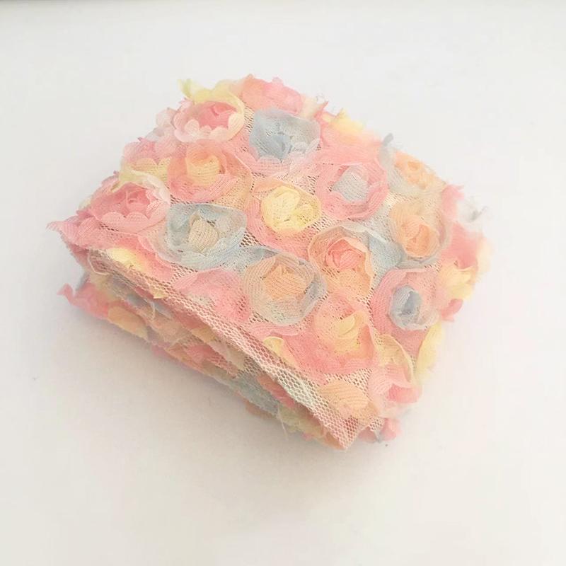 DIY Verzierung Mesh Party-Accessoires Kleid Stickerei Tasche Dekorationen Rosenblätter Vorhänge Geschenk