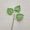 Foglie creative all'uncinetto Lavorazione a maglia Foglia Fiore all'uncinetto Mazzo Decorazione Pianta tessuta a mano Decorazione per la casa