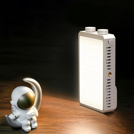 40W LED Camera Fill Light with Tripod Portable Lightweight 4400mAh Rechargeable Adjustable 1/4-Inch Thread Video Shoot Photography Handheld Fill Lamp