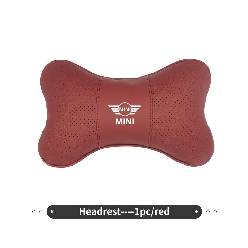 Car Seat Neck Pillow Headrest Lumbar Support Waist Cushion For MINI Cooper One JCW Clubman Countryman R55 R56 F55 F56