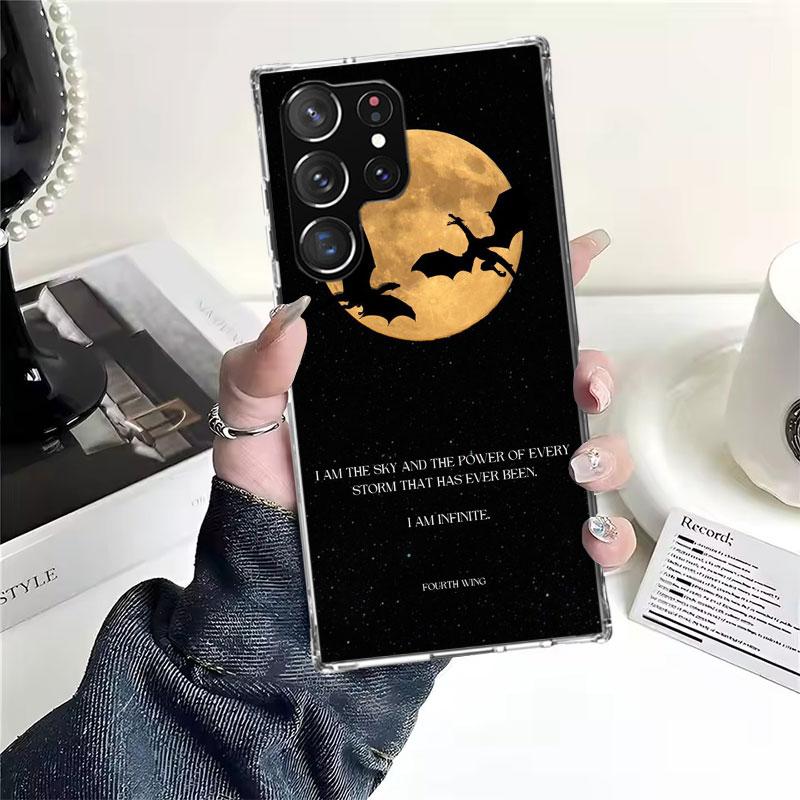 F-Fourth W-Wing Dragon Soft Phone Case For Samsung Galaxy S22 S23 S24 S25 Edge S26 Ultra S20 FE S21 Plus + Fundas Coque Galaxy S