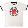 Red Hot Chilli Peppers Unisex Adult Ringer Logo T-Shirt