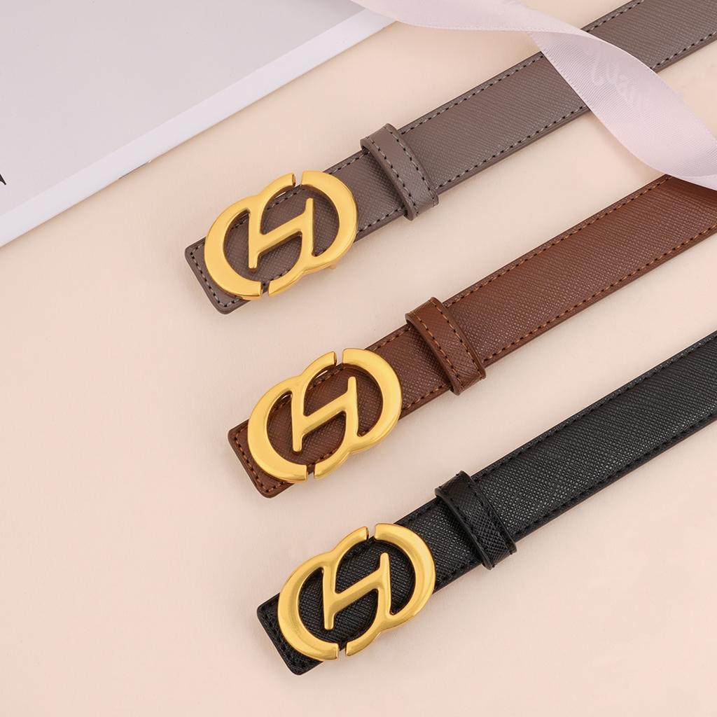 Women's Letter Belt Simple and Versatile Fashion Belt Decoration Korean Version Jeans Belt