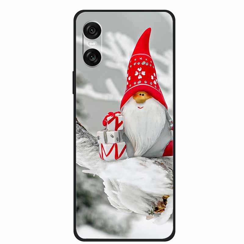 Christmas Phone Cases For Sony Xperia 10 VI 5G Case Soft TPU Silicone Santa Santa Claus Cover For Xperia 10VI Cover Bumper Funda