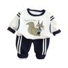 Kids Casual Long-Sleeve Set, Comfortable Daily Wear Outfits
