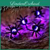 Purple Led Spider Lights For Halloween Decoration 2m/5m 20/50 Lights Battery/usb Powered