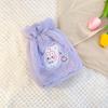 Cartoon Embroidered Plush Hot Water Bottle
