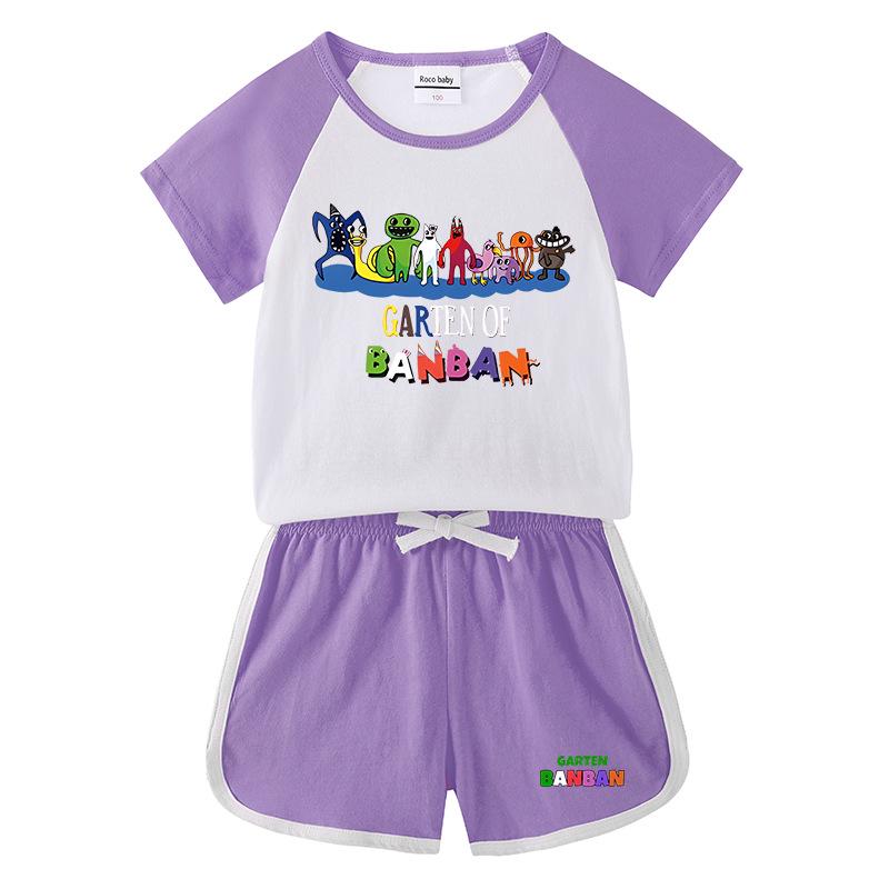 2025 Kids Summer Clothing Set: Boys & Girls T-Shirt and Shorts Casual Sports Two-Piece