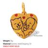 Cartoon Pet Series Stainless Steel Necklace & Bracelet Pendant for Women