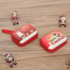 Christmas Coin Purse Rectangle Santa Pattern Wallet Festive Gift Bag for  New Year Christmas Decorations