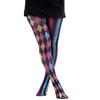 Multicolor Patterned Footed Tights for Women Printed Pantyhose Stockings for Dress Skirt Layering In Spring Fall Office and Daily Wear