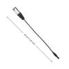 30cm/11.81in Mini XLR 3Pin Male to XLR Male Transfer Cable for Canon Audio Cable Video Recording