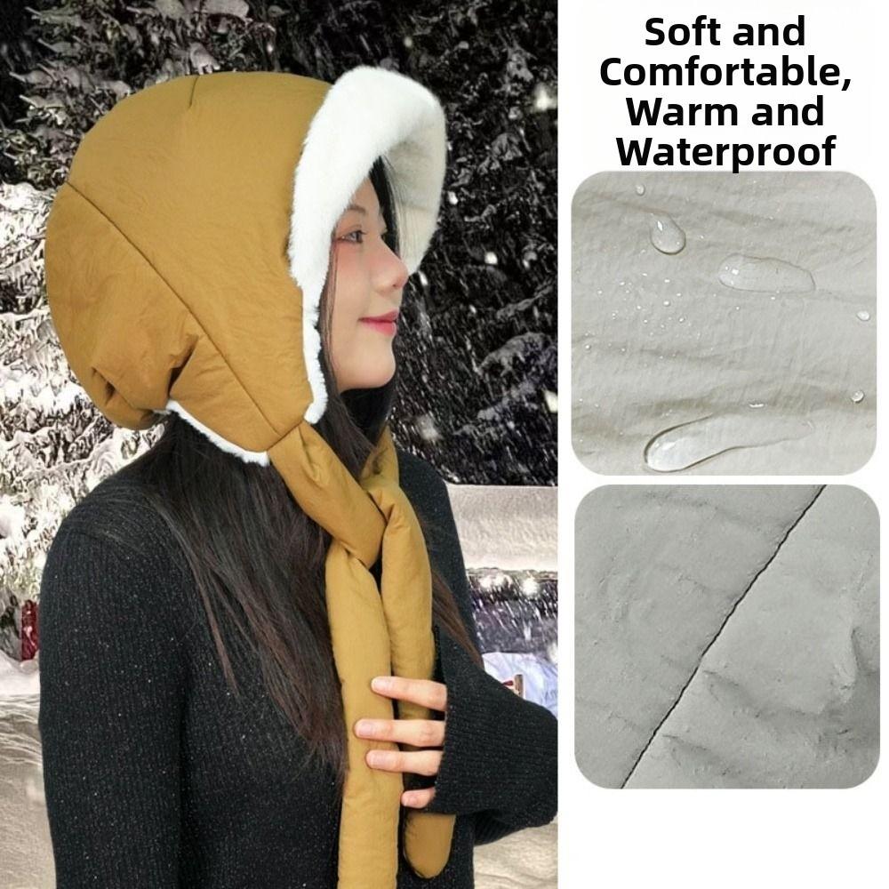 Bonnet pull doux en peluche, coupe-vent, cache-oreilles en peluche, polyvalent, protège-oreilles, chapeau, filles