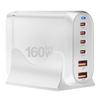 160W GaN Charger 160W Fast Charging 4 Type C 100W 20W  for  MobilePhone for Laptop Power Desktop Adapter Charger