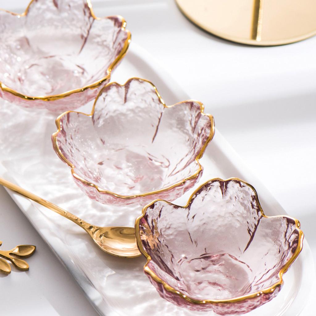 Fruit Bowls, Transparent Household Japanese Salad Glass Dessert , Vegetables,