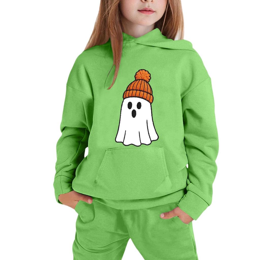 Children's Hoodie with Halloween Print for Casual Wear