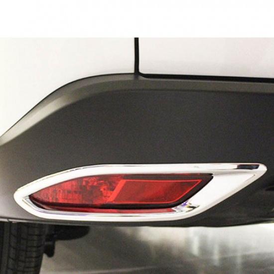 Chrome Rear Fog Light Tail Lamp Cover Trim For 2016-2022 Honda HR-V HRV Vezel