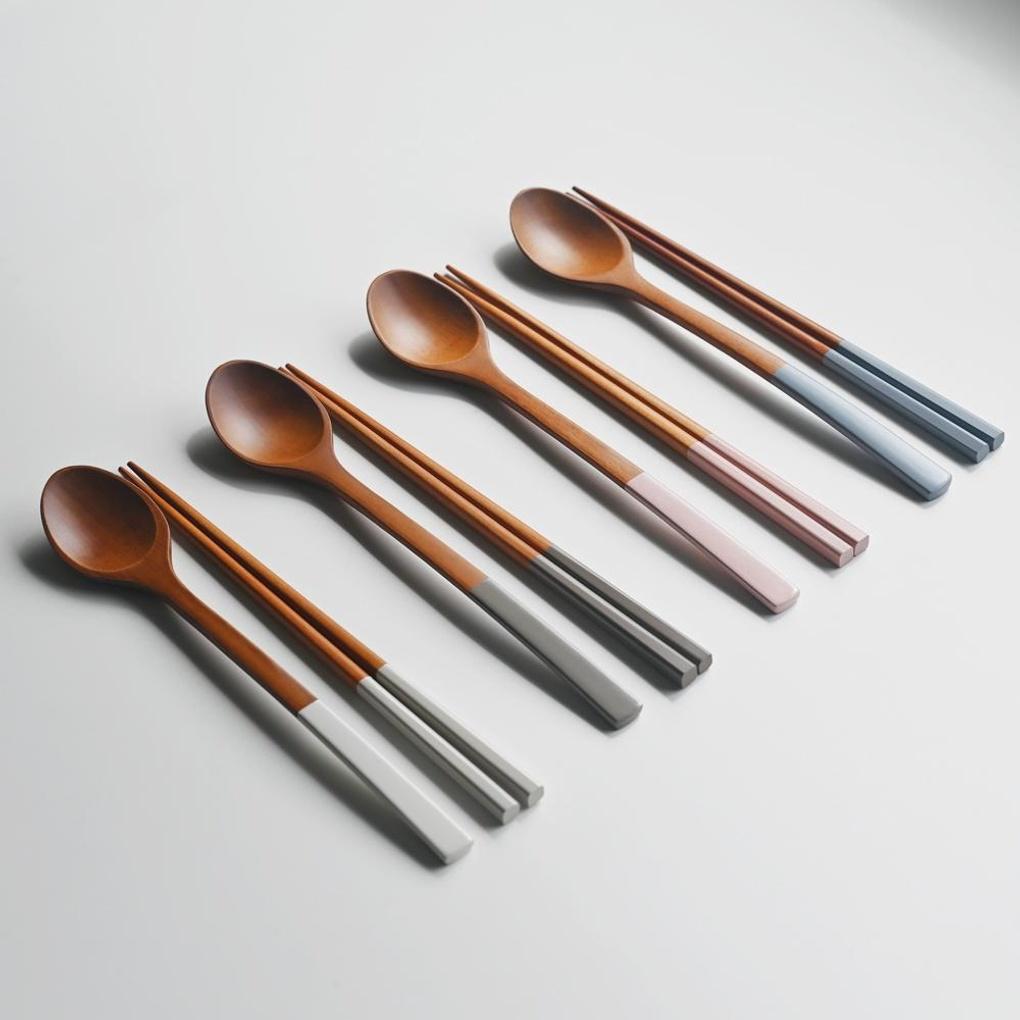 Romwood Candy Pastel Wooden Spoon Set