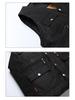 Men's Autumn/Winter Warm Velvet-Lined Waterproof Fisherman Vest, Classic Style, Multi-pocket, Comfortable & Breathable for Middle-aged & Elderly