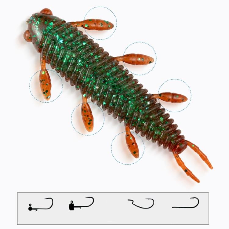 10pack Durability and Flexible Soft Lures Saltwater Paddles Tail Swimbait Fishing Lures Accessories