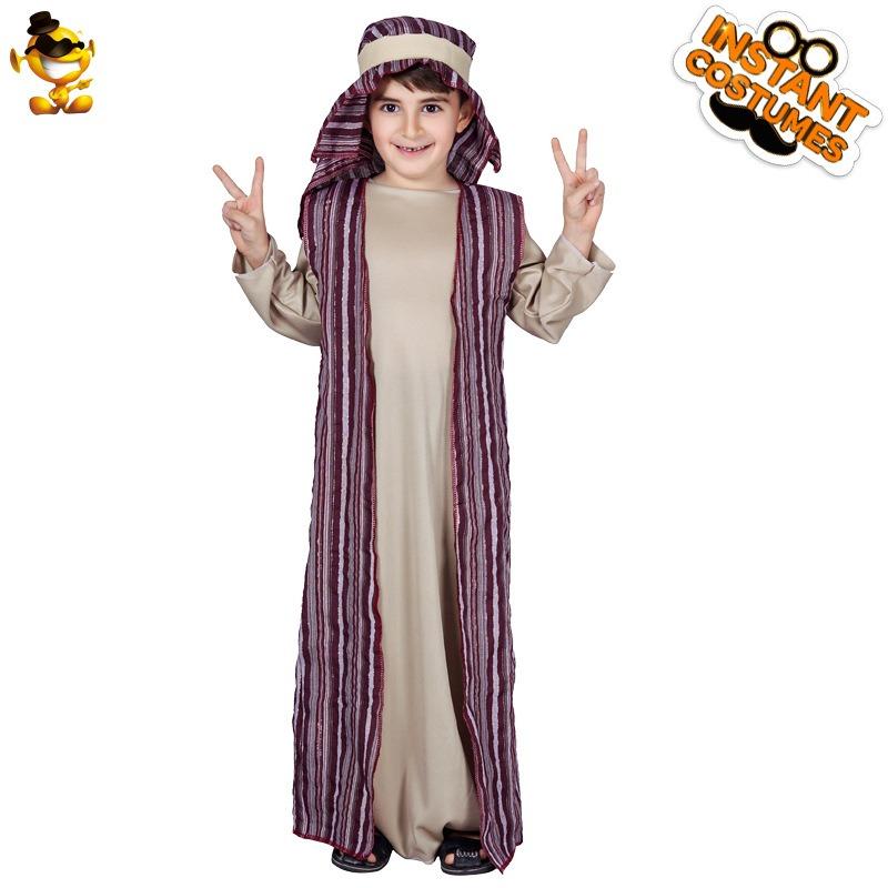 Halloween arab costume masquerade party costume stage costume little boy prince costume